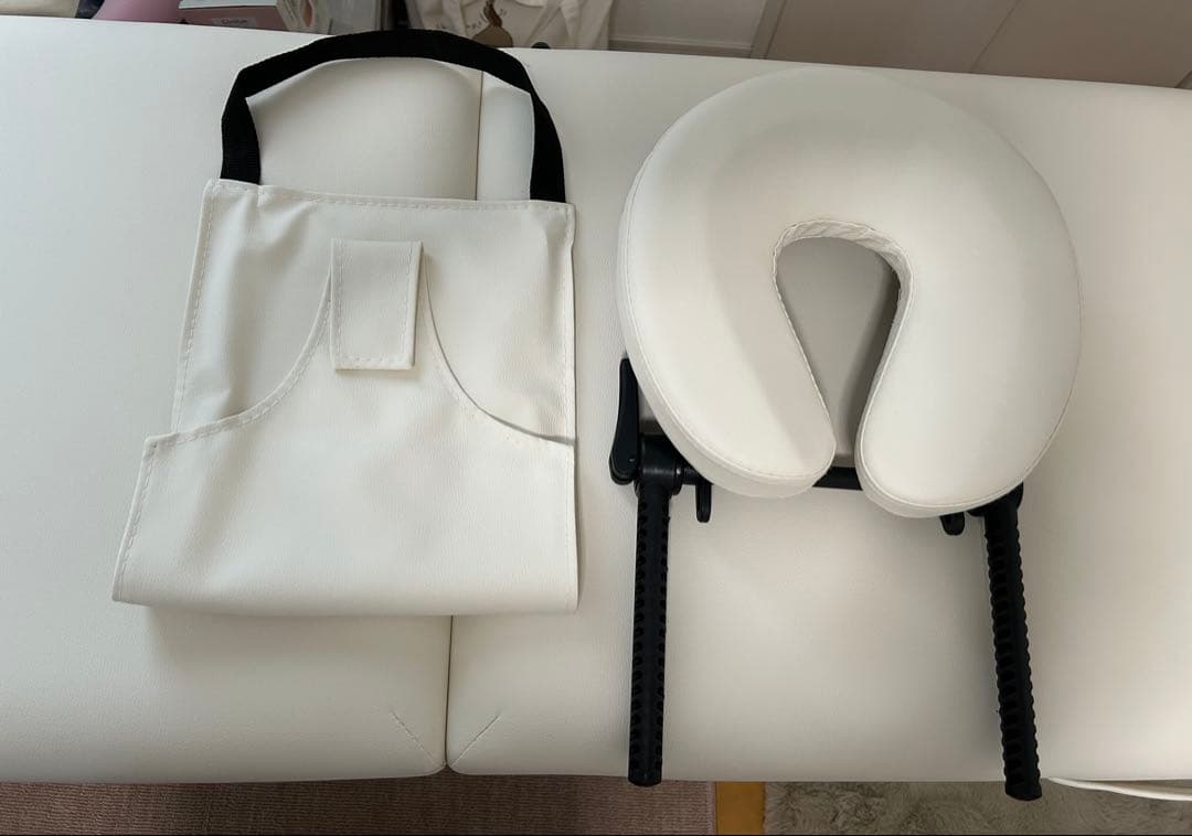 折りたたみマッサージテーブル ホワイト