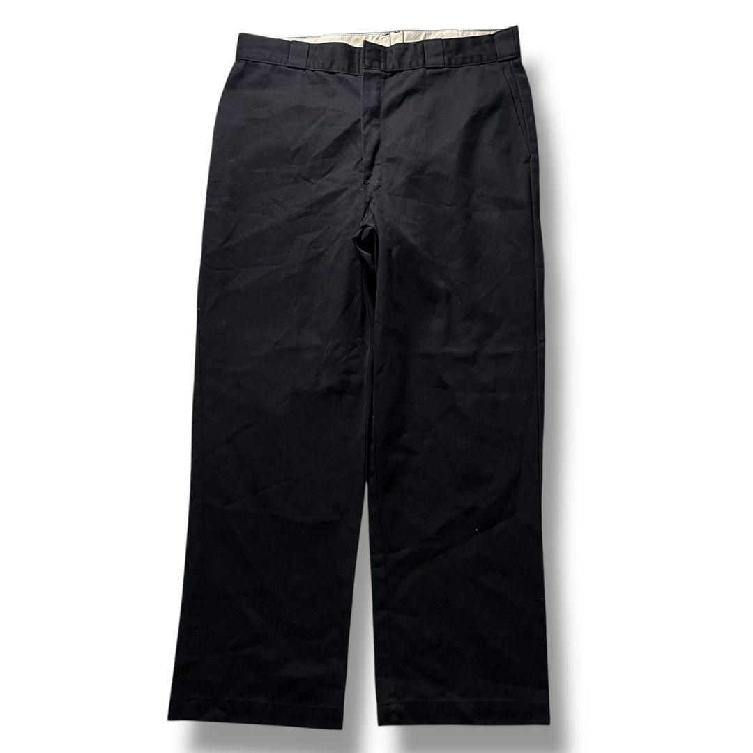 90s Dickies ワークパンツ 874 USA製 黒 ブラック TALON