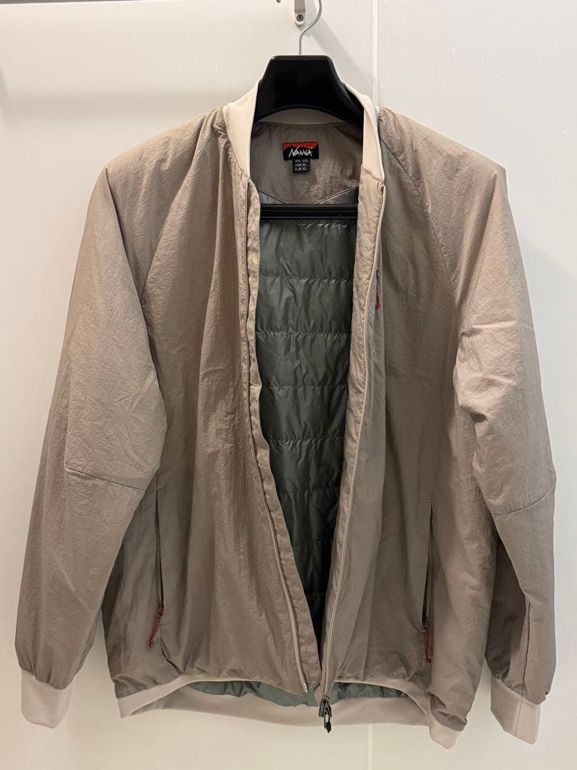 ナンガ ソフトダウンバーシティブルゾン ベージュ