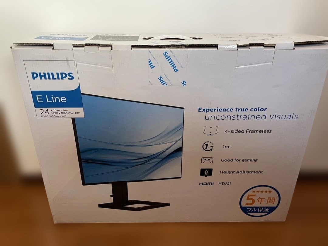 【USED】PHILIPS モニター 242E2FE/11 （23.8インチ）