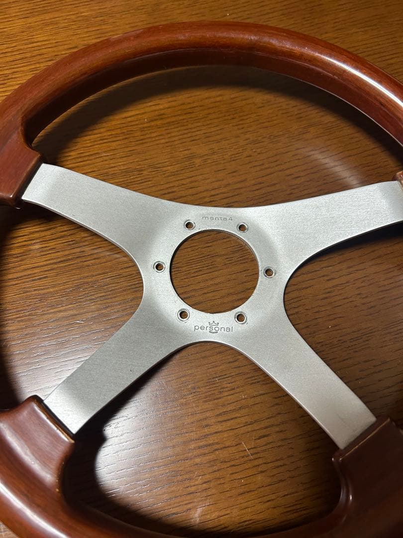 パーソナル マンタ3 マンタ4 2本セット ウッド ステアリング ハンドル 美品