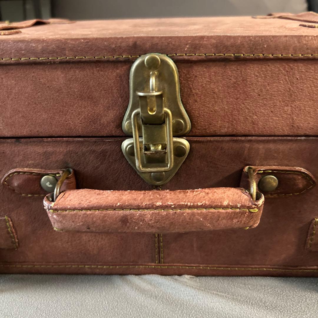 JAL ミッキー革製トランク