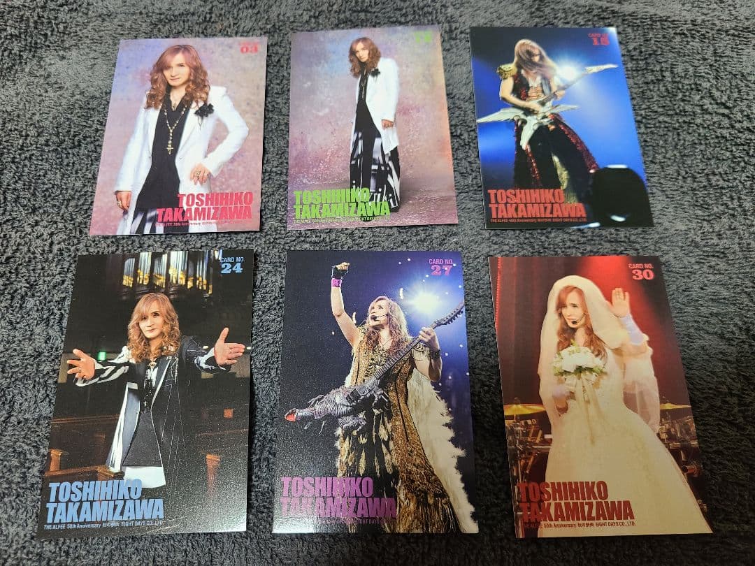 THEALFEE 秋の祭典 トレカ 高見沢6枚 3.15.18.24.27.30