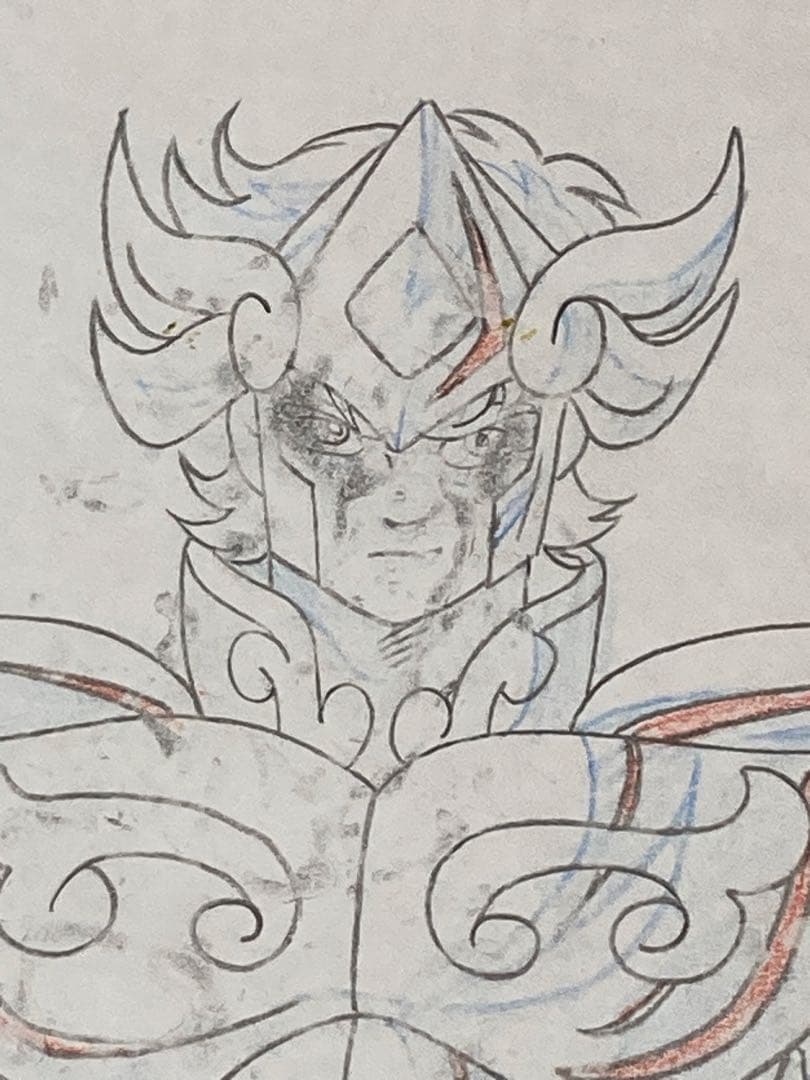 d２　聖闘士星矢直筆動画【黄金聖闘士アイオリア】