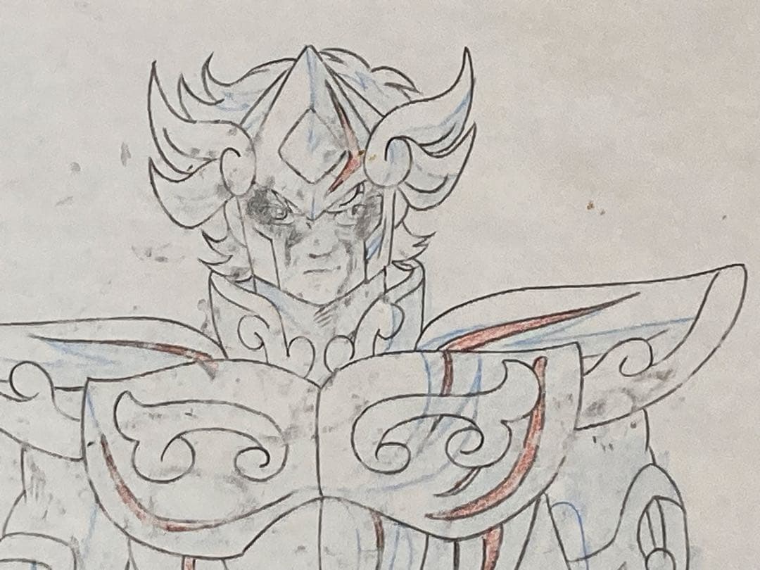 d２　聖闘士星矢直筆動画【黄金聖闘士アイオリア】