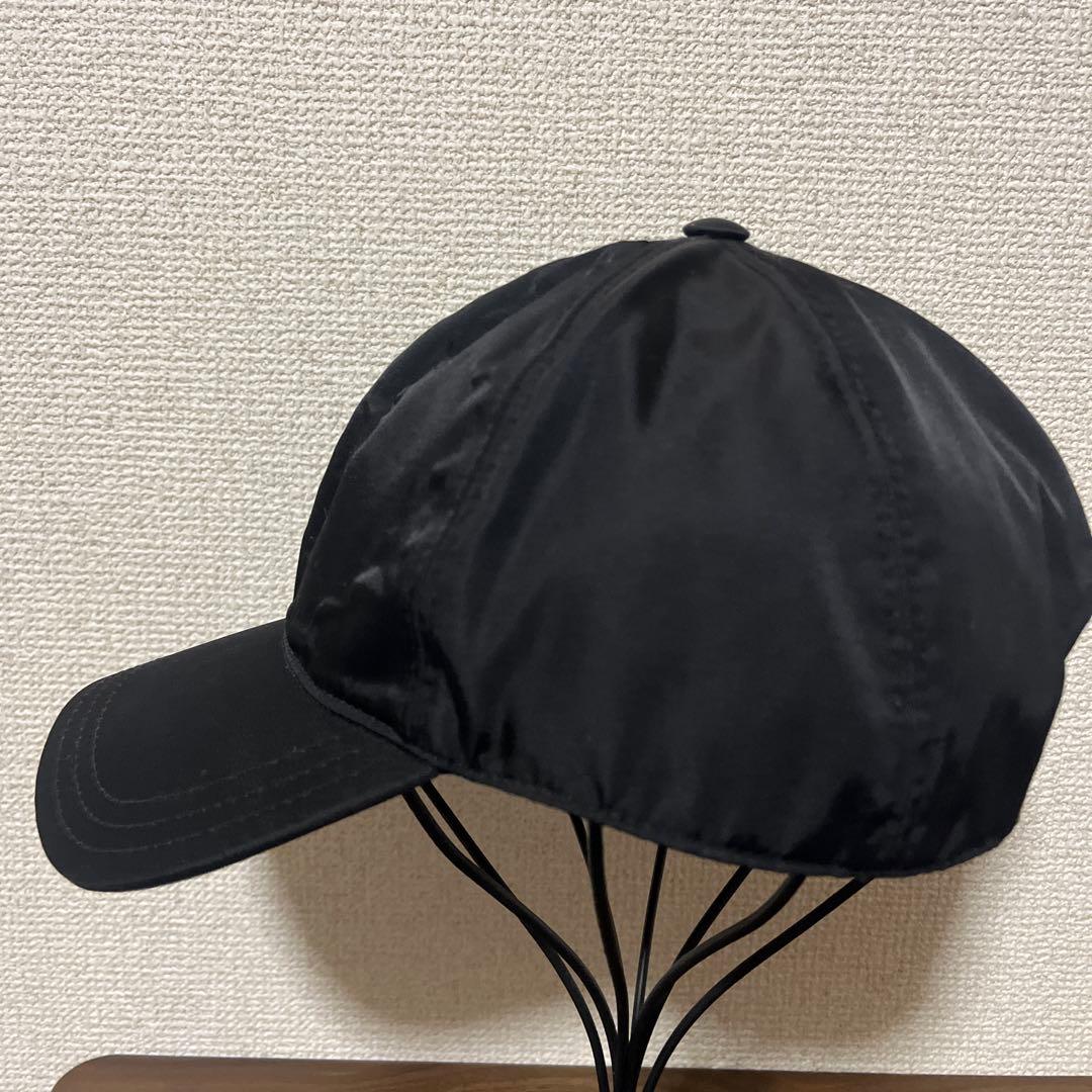 PRADA(プラダ) ナイロンベースボールキャップ　 ブラック