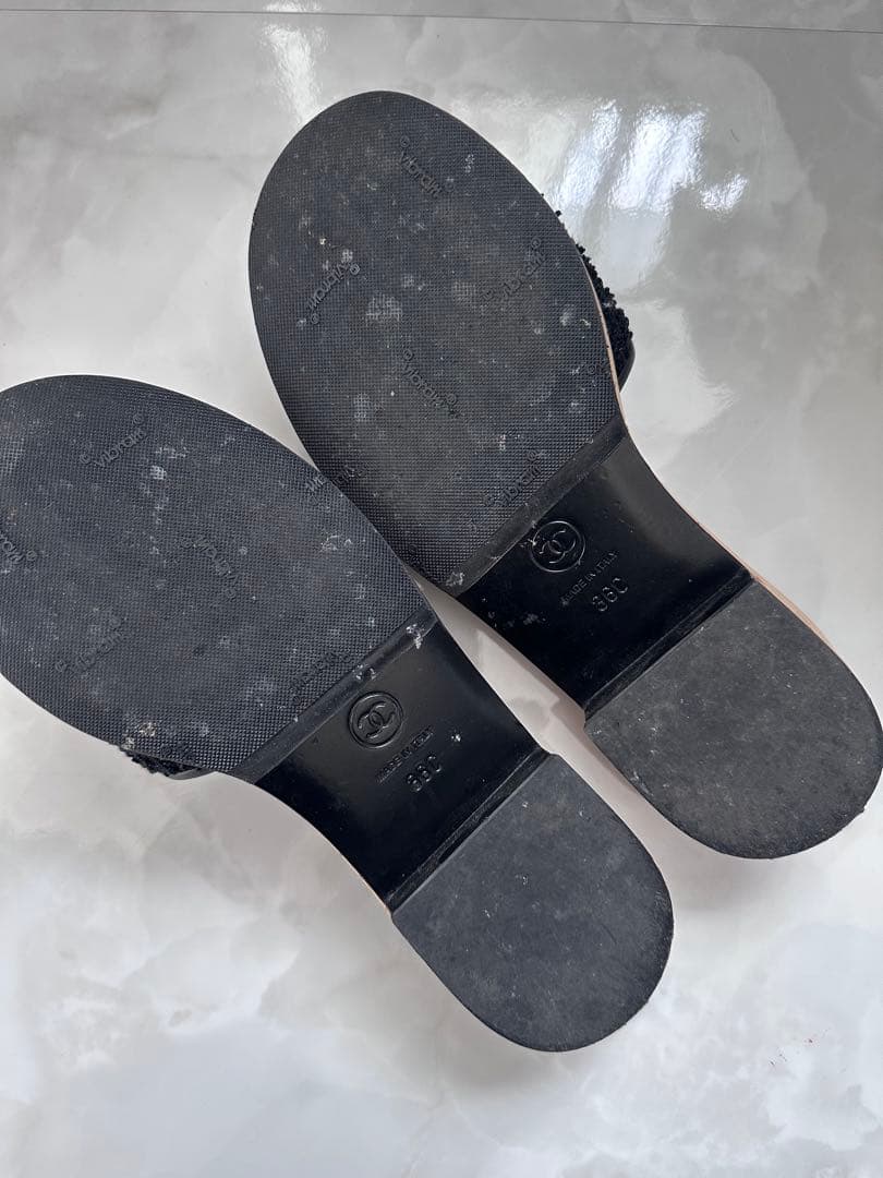 CHANEL ブラック サンダル