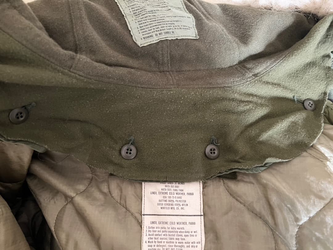 RIKU　 80s M-65 フィッシュテール パーカー3点