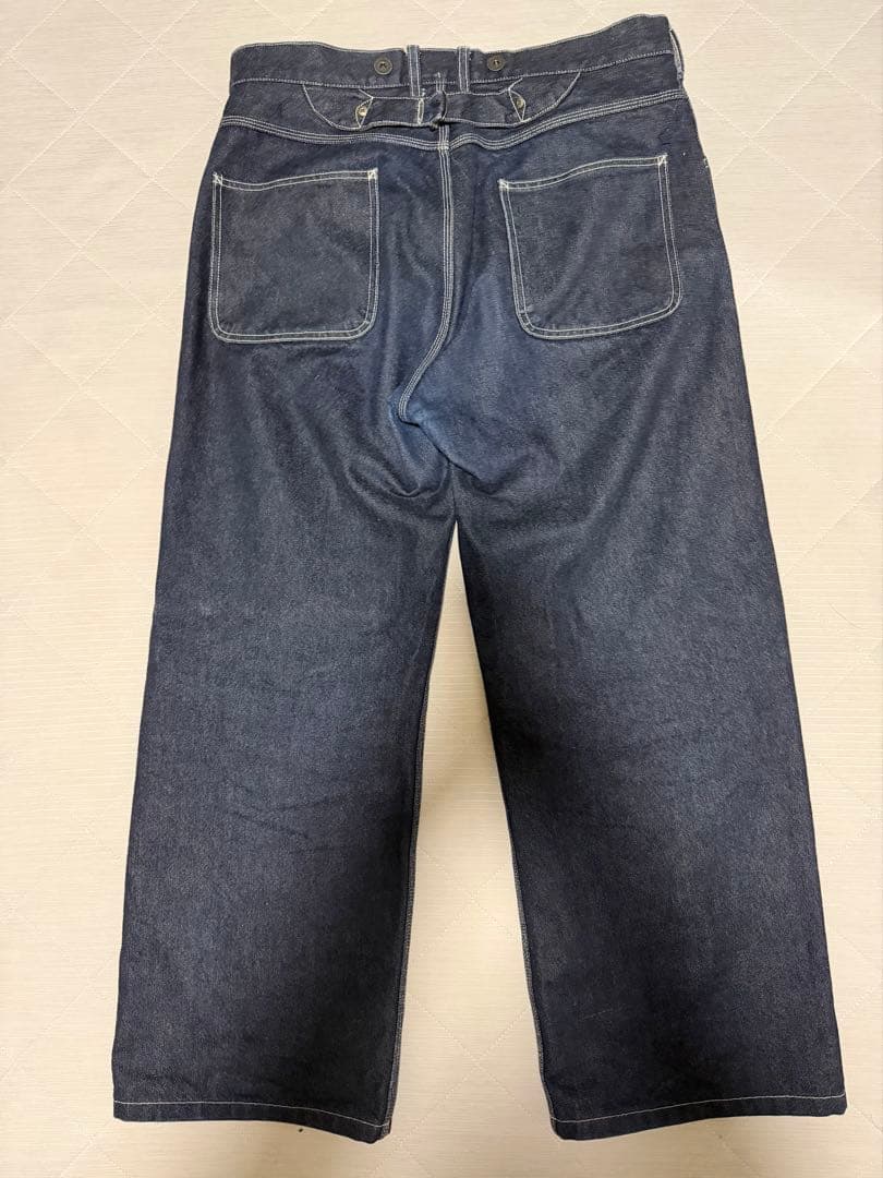 Schott ワイドデニム 濃紺 34