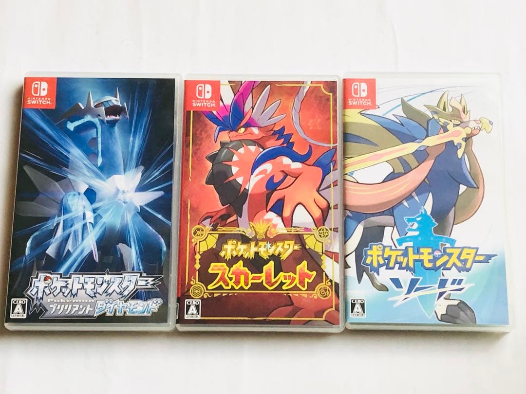 ポケモン3点セット スカーレット　ソード　VD Switch スイッチ　ソフト