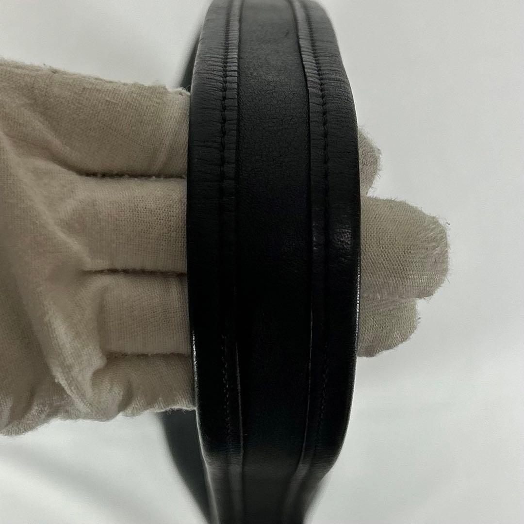 【美品】コーチ 9953 バケツ型ショルダーバッグ レザー 斜め掛け 肩掛け 黒