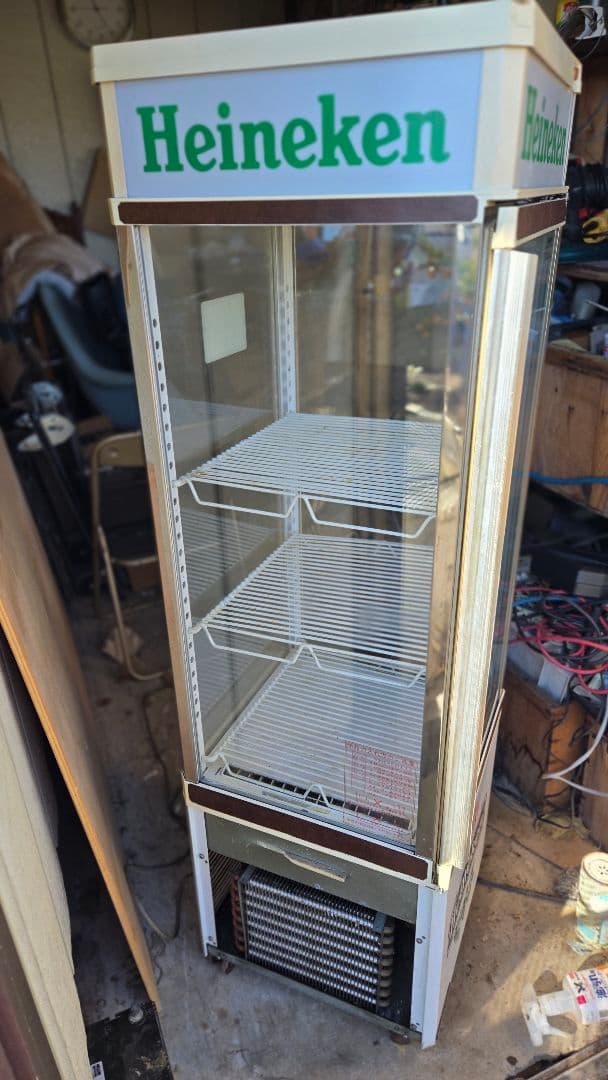 SANYO 三洋 Heineken 冷蔵ショーケース