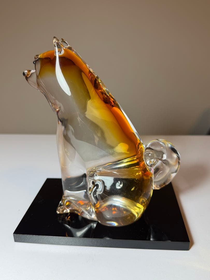 津軽びいどろ　2018年 干支「戌（犬）」置物