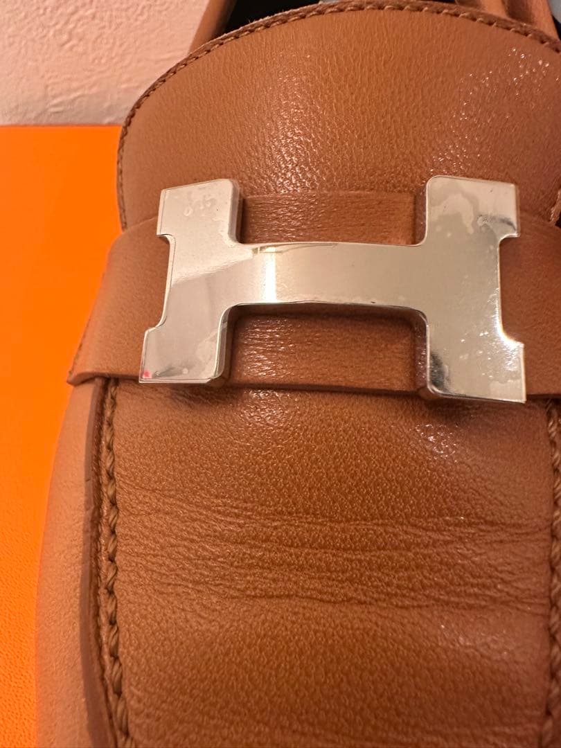 エルメス モカシンパリ 34.5(22.5㎝相当)　箱付き