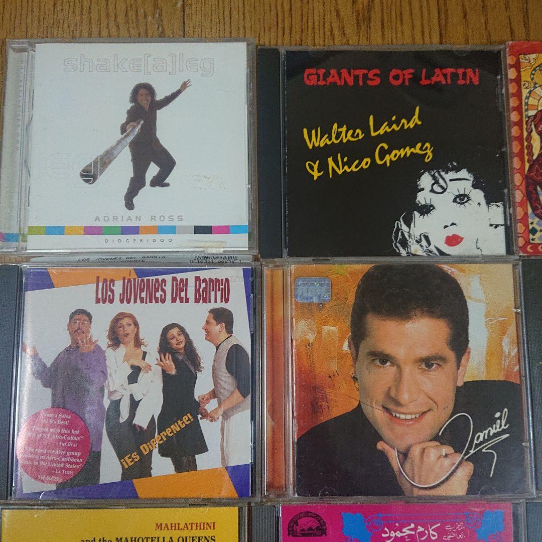 ワールド・ミュージック　CD22枚セット　中東　ブラジル　韓国　フランス　タイ他