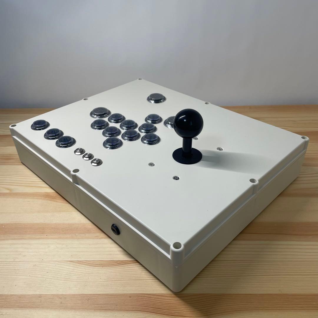 【CPC-LSF】アーケードコントローラー　アケコン　自作　スト6仕様　ブラック