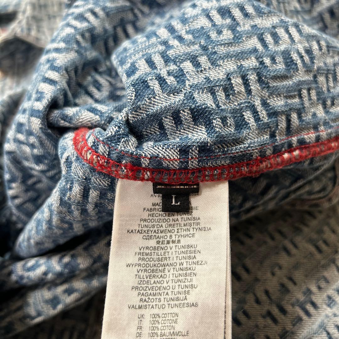 【☆極美品XXL☆】DIESEL Gジャン デニムジャケット XXL相当 総柄