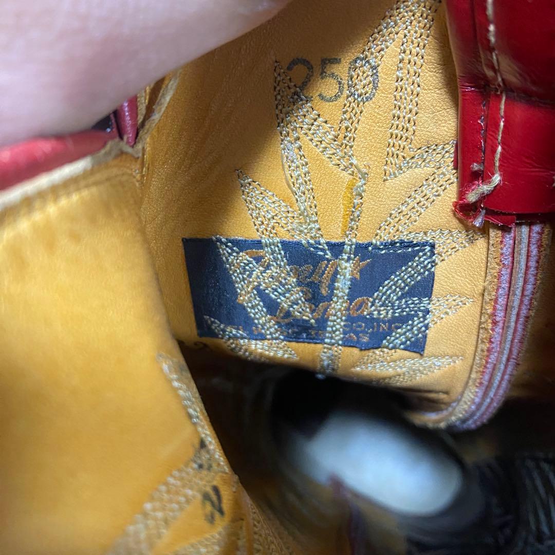 TONY LAMA トニーラマ ウエスタンブーツ レッド ヴィンテージ　80'