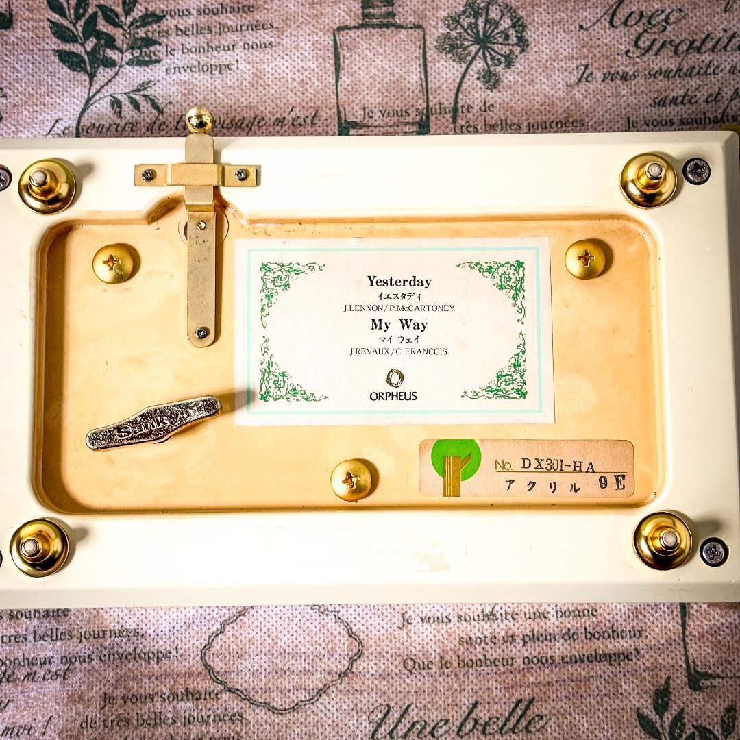 SANKYO ORPHEUS オルゴール アクリルケ－ス　５０弁　オルフェウス