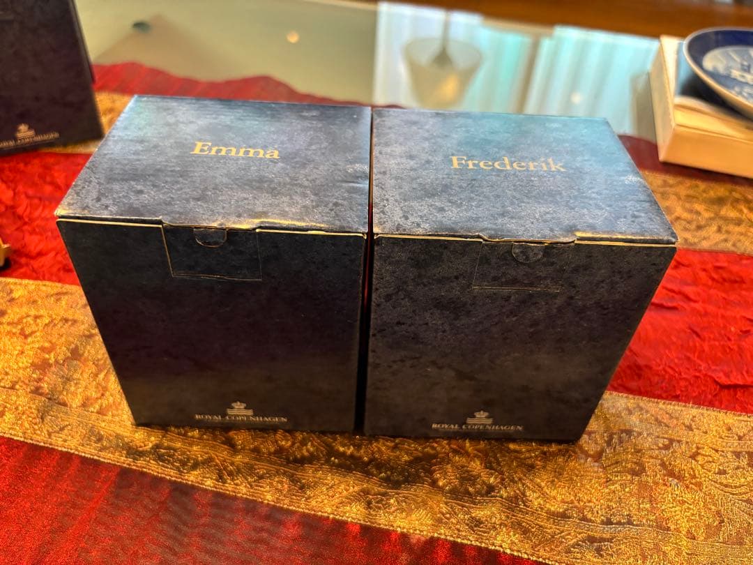 かんなEmma & Frederik 陶器フィギュリン　セット　2003年