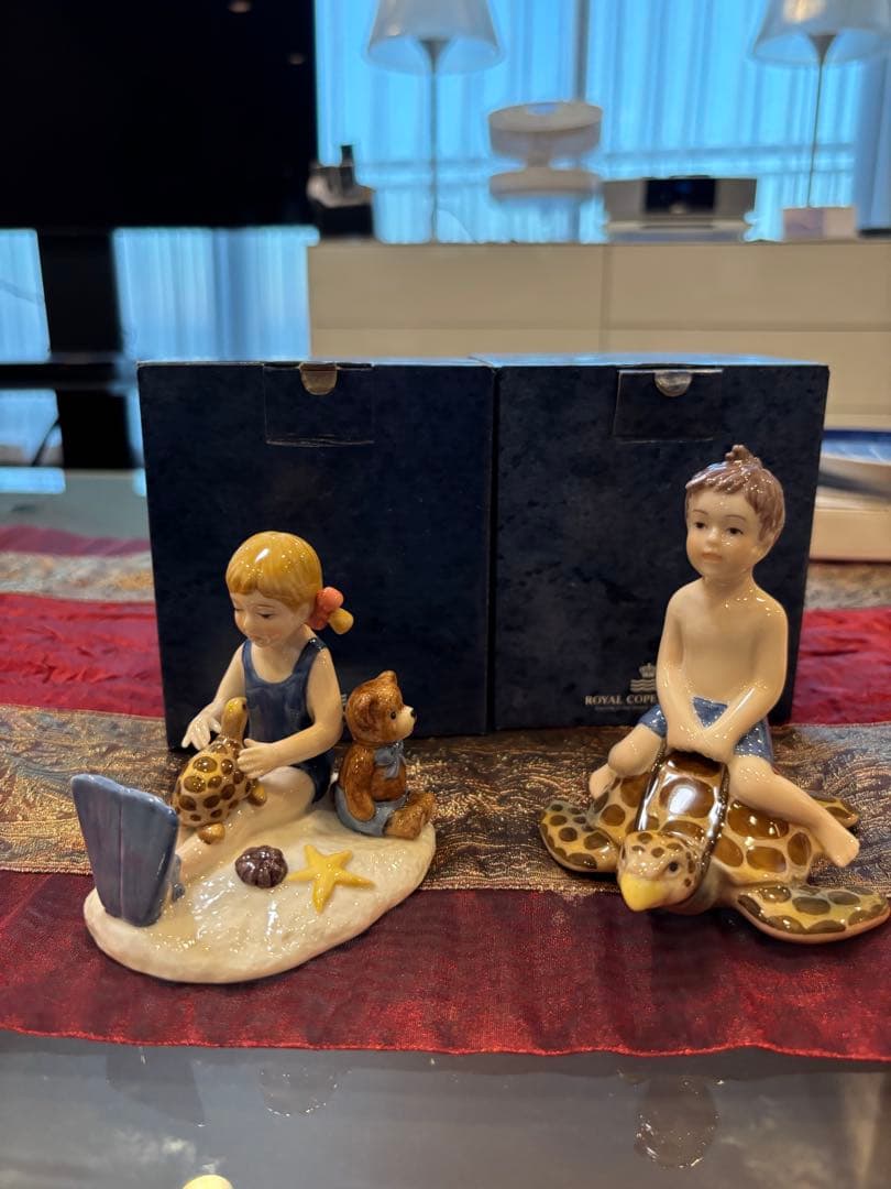 かんなEmma & Frederik 陶器フィギュリン　セット　2003年