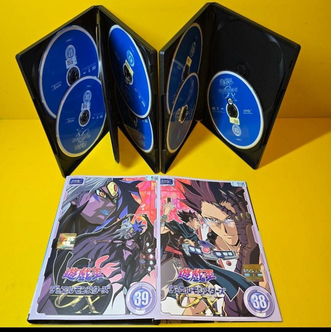 新品ケース交換済み　遊戯王 デュエルモンスターズ GX　DVD全45巻　※ジャケ