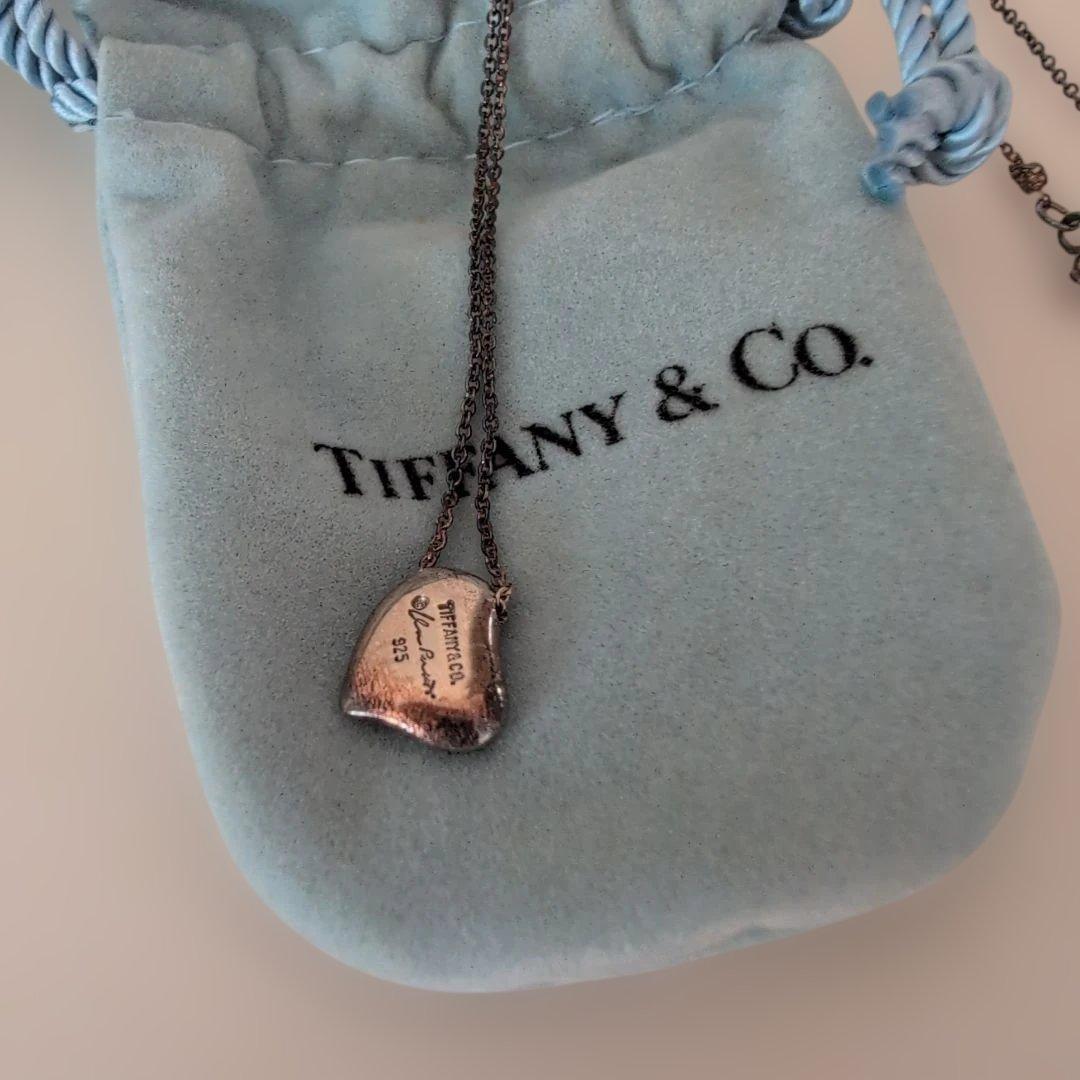 Tiffany & Co. ハート型シルバーネックレス
