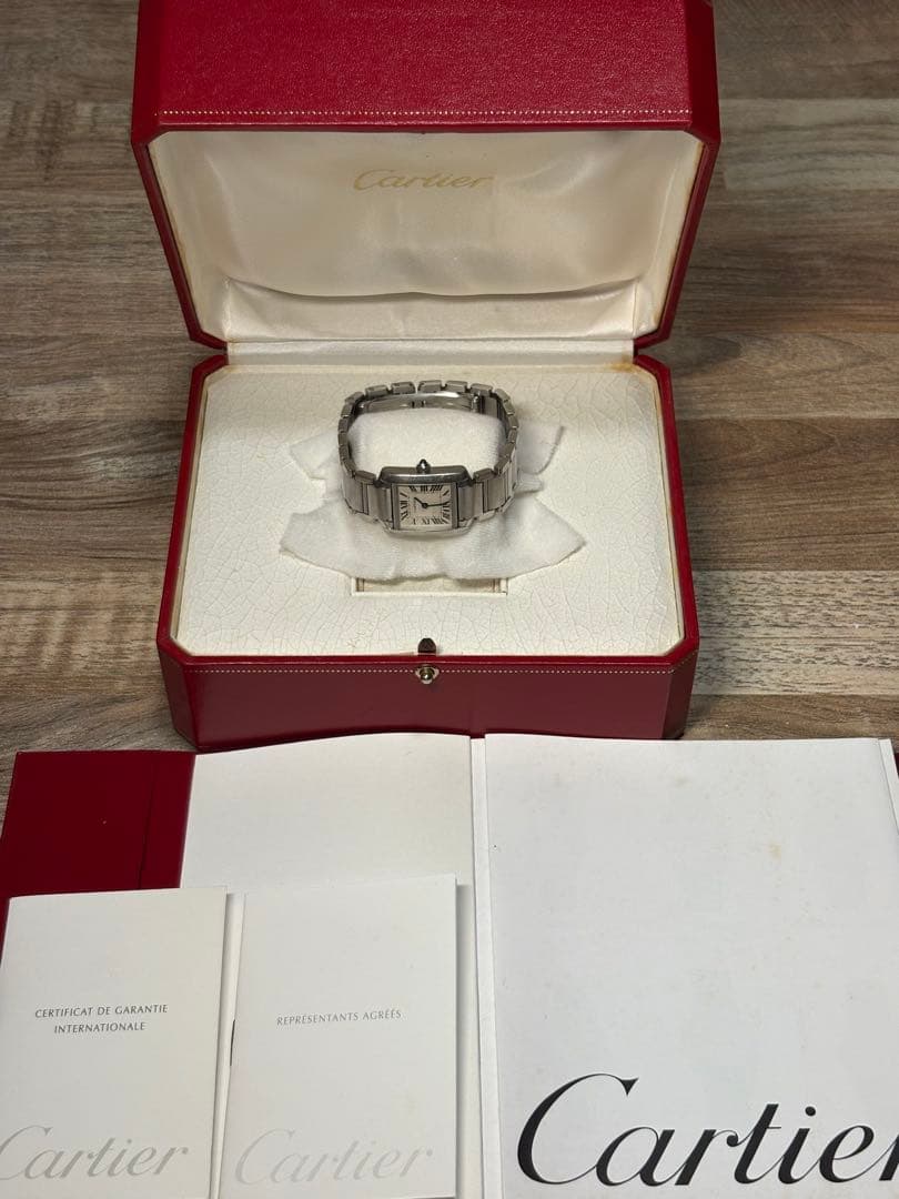 正規品　Cartier タンクフランセーズ　不動品　箱　説明書有り