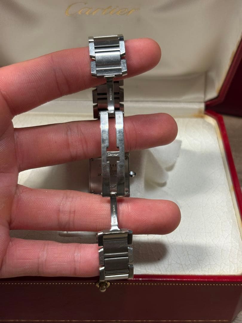 正規品　Cartier タンクフランセーズ　不動品　箱　説明書有り