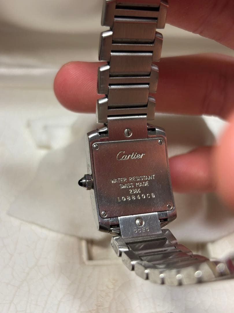 正規品　Cartier タンクフランセーズ　不動品　箱　説明書有り