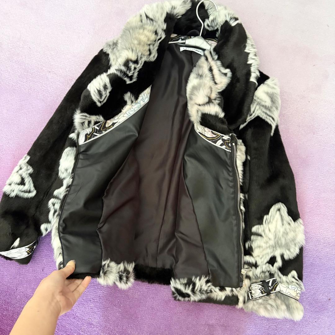 いがり様⭐︎レオナール 花柄ファーコート