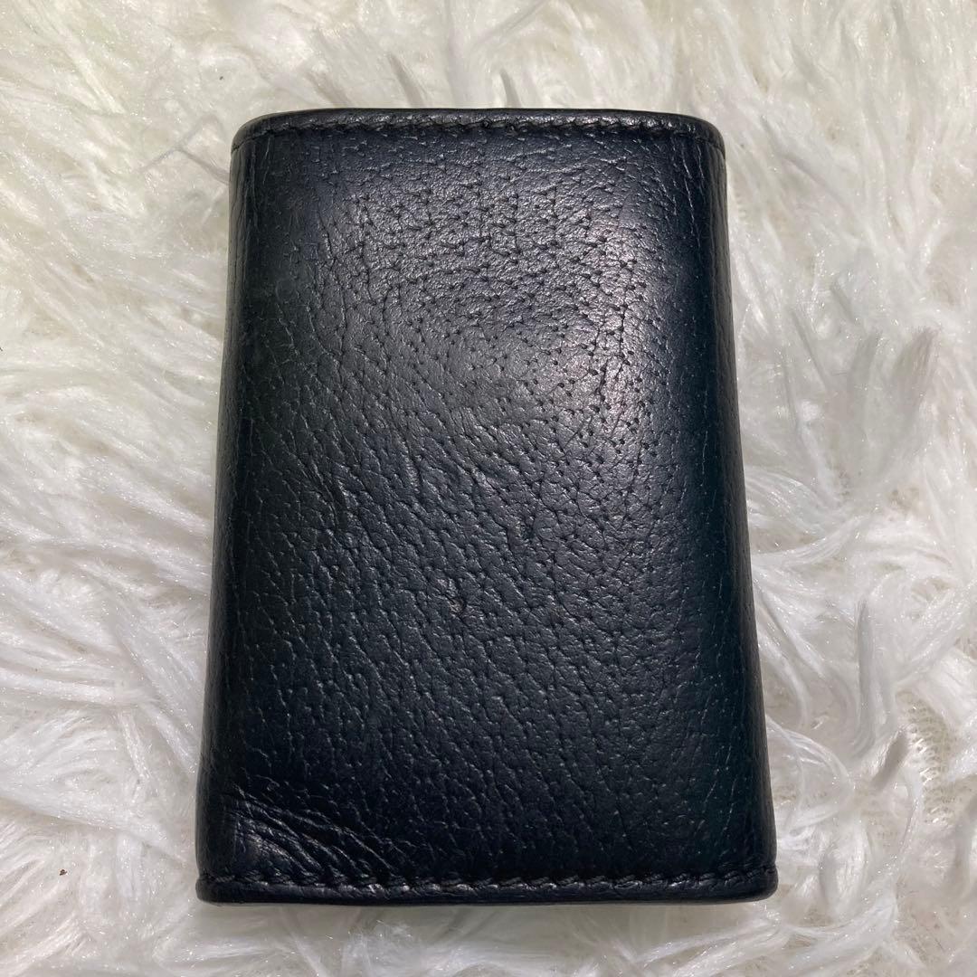 GUCCI グッチ アニマリエ BEE 6連 レザー キーケース ブラック