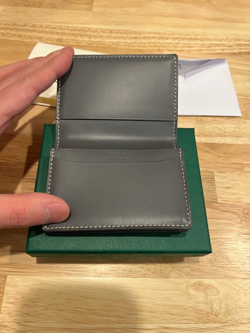 GOYARD ゴヤール名刺入れ　マルゼルブカードケース　グレー