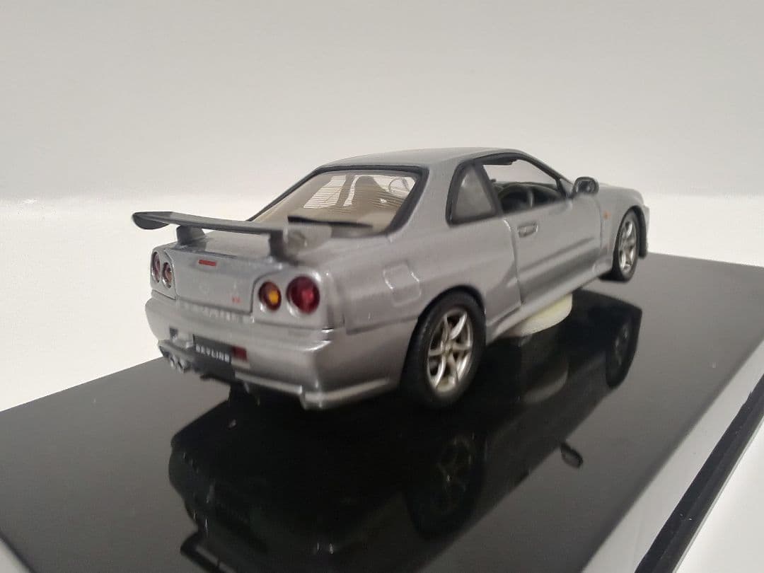 オートアート 1/43 スカイライン R34 GT-R ミニカー 3台セット