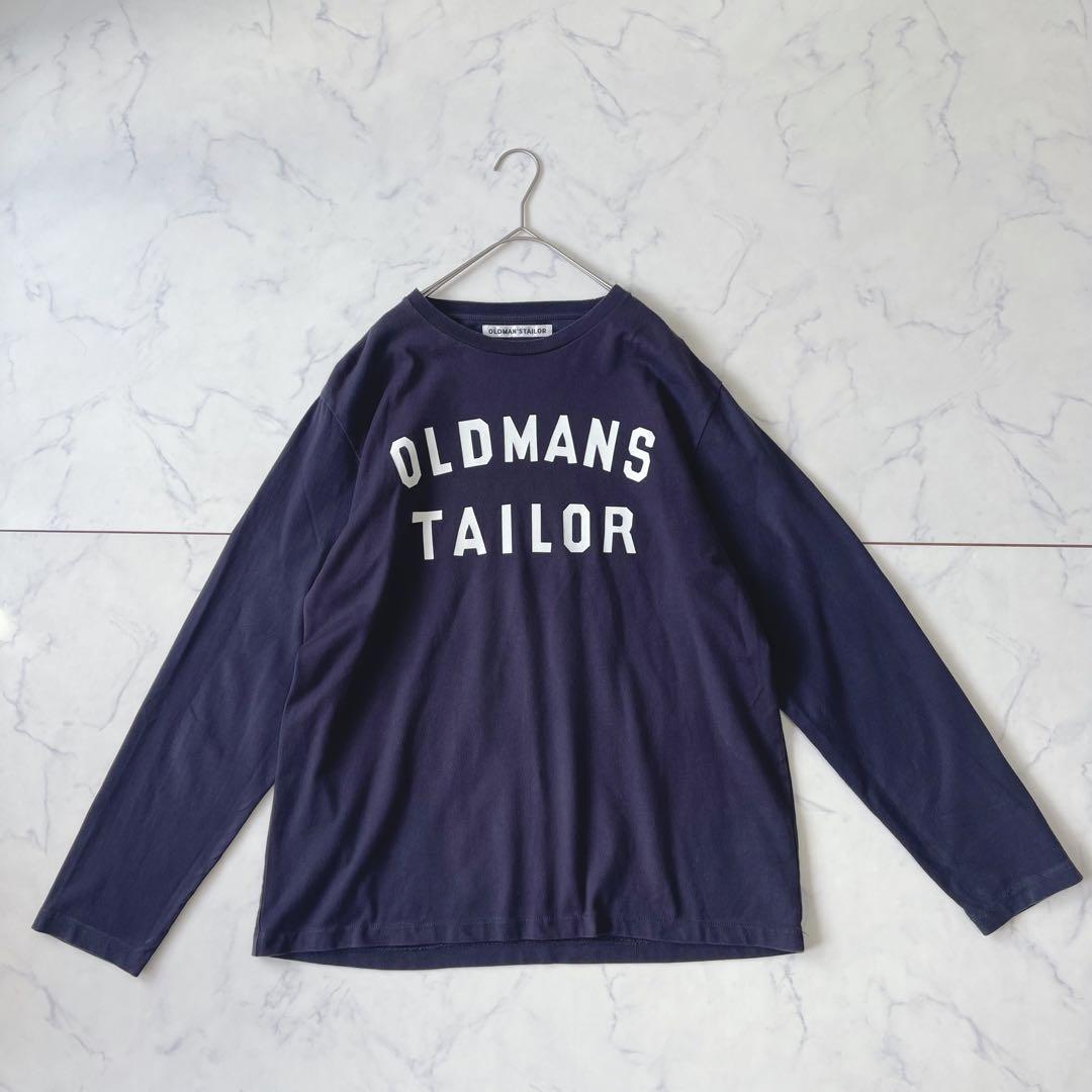 【40サイズ】オールドマンズテイラー ラバープリントクルーネックロングTシャツ