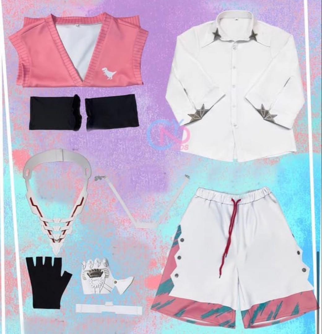 にじさんじ 赤城ウェン コスプレ衣装 ウィッグ付き