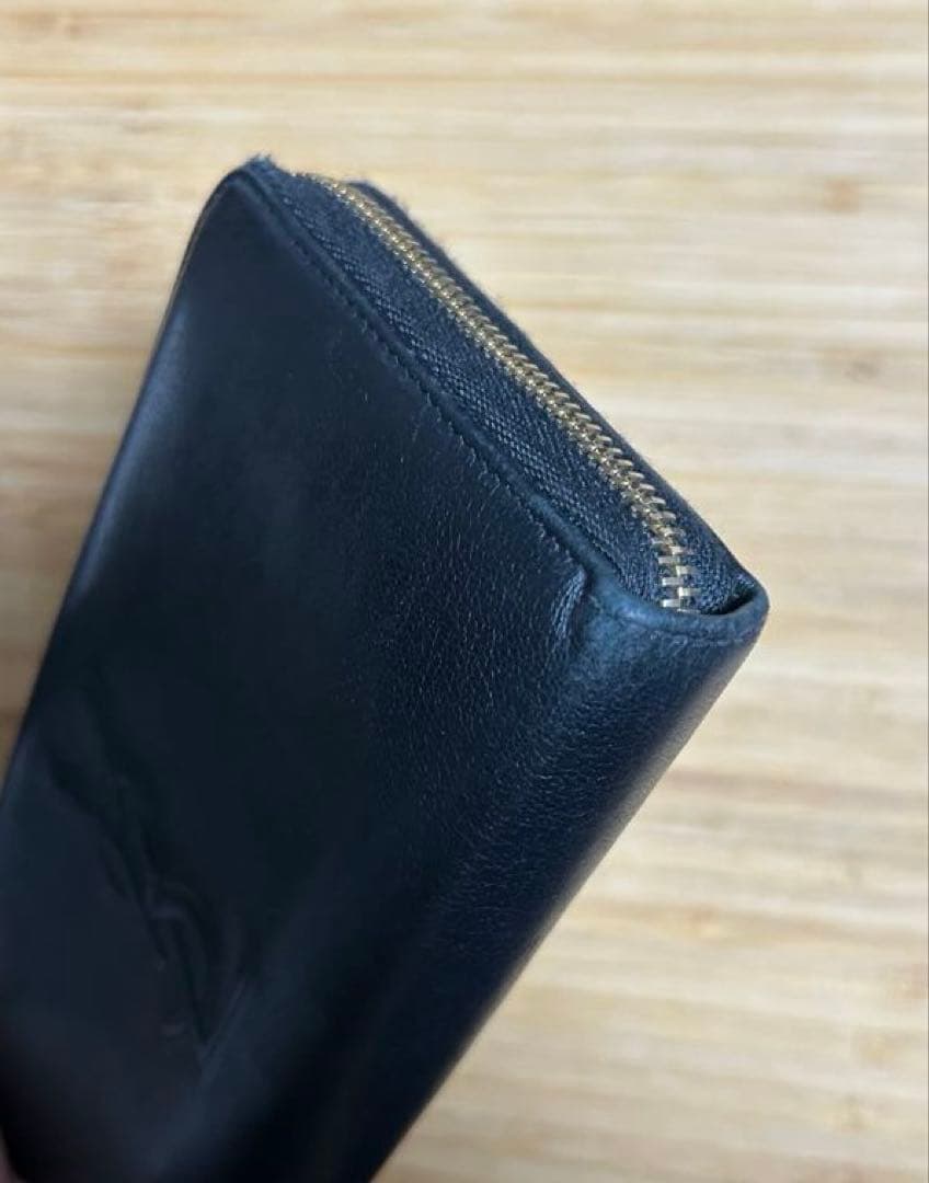YSL イヴ・サンローラン ブラック 長財布