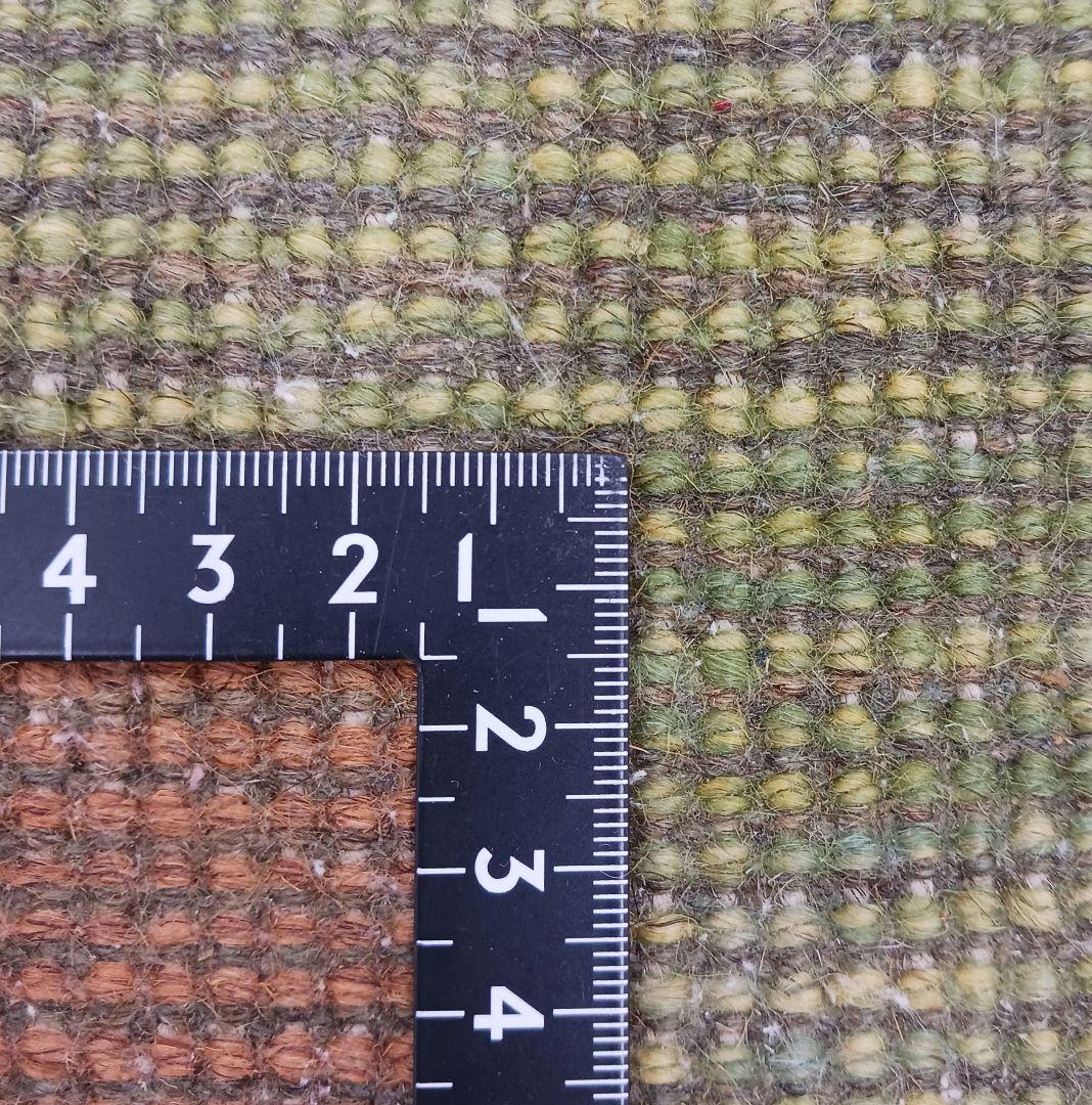 Y3064 ペルシャ絨毯 ギャッベ 手織り ウール 191×150㎝