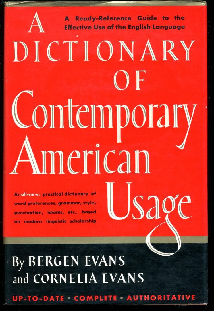洋書 Dictionary  Contemporary American Usage