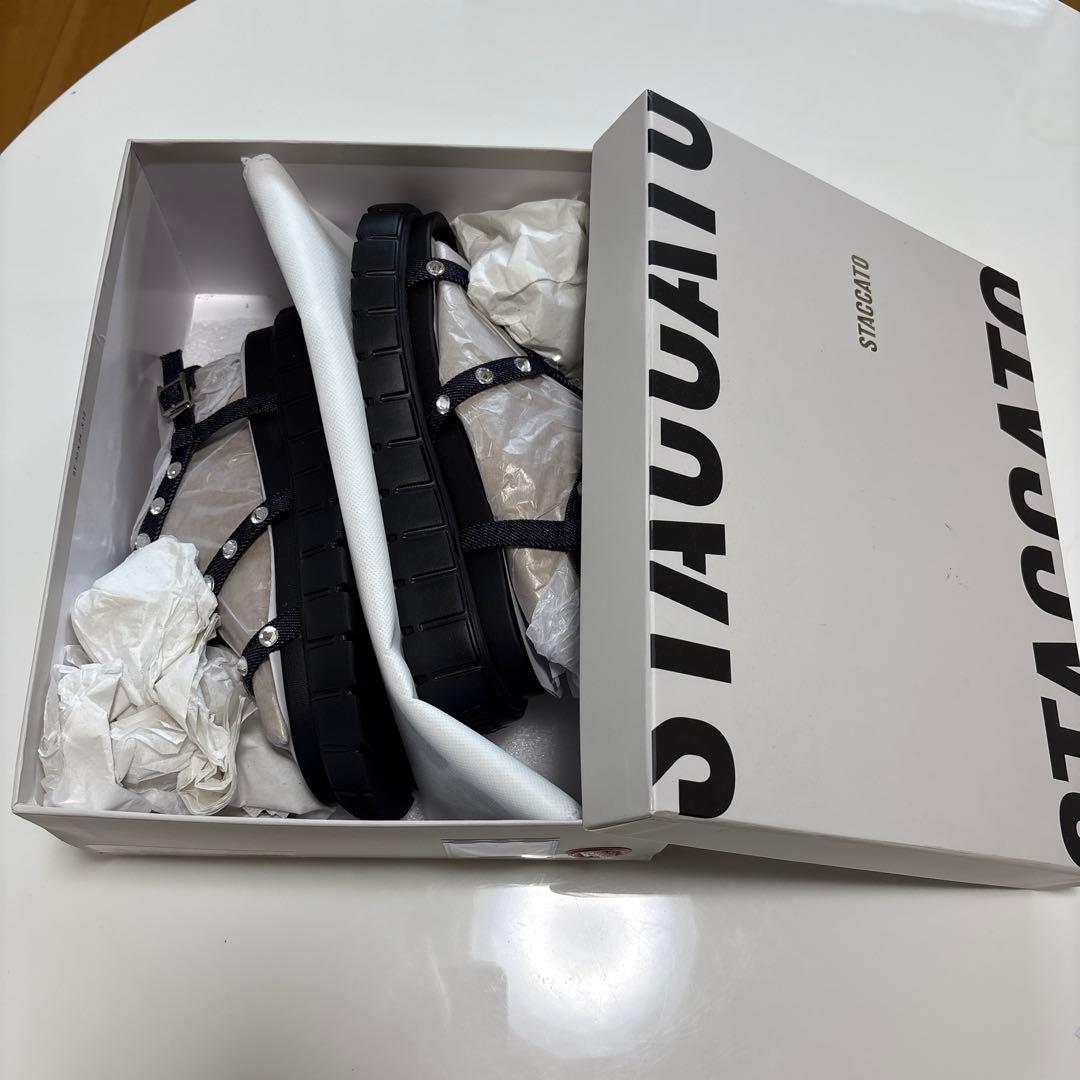 STACCATO デニムサンダル