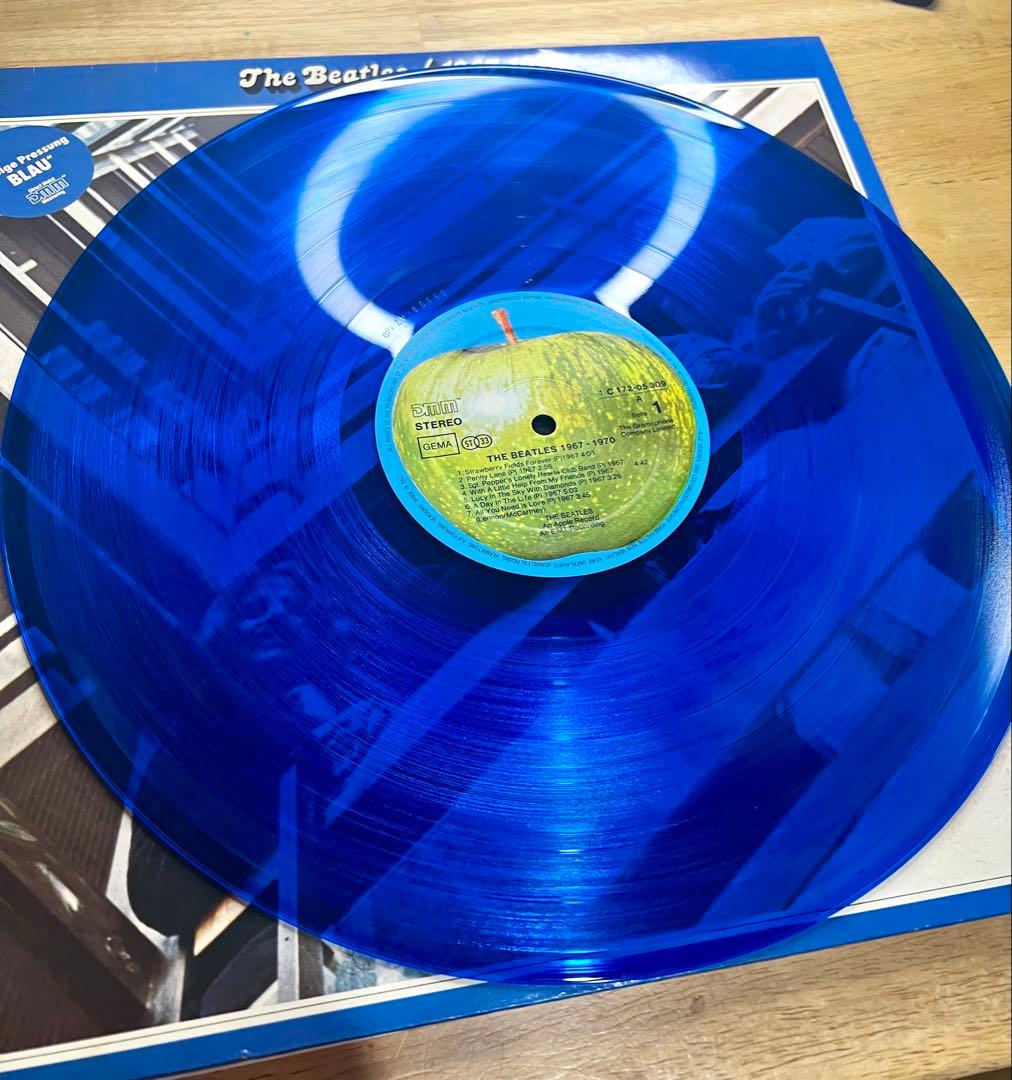 【希少】ビートルズ　1967-1970 ドイツ盤　青盤　青色　まとめ買い推奨