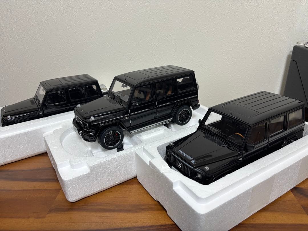 ☆美品・AUTOart☆メルセデスベンツ Gシリーズ 3台セット＋α 1/18