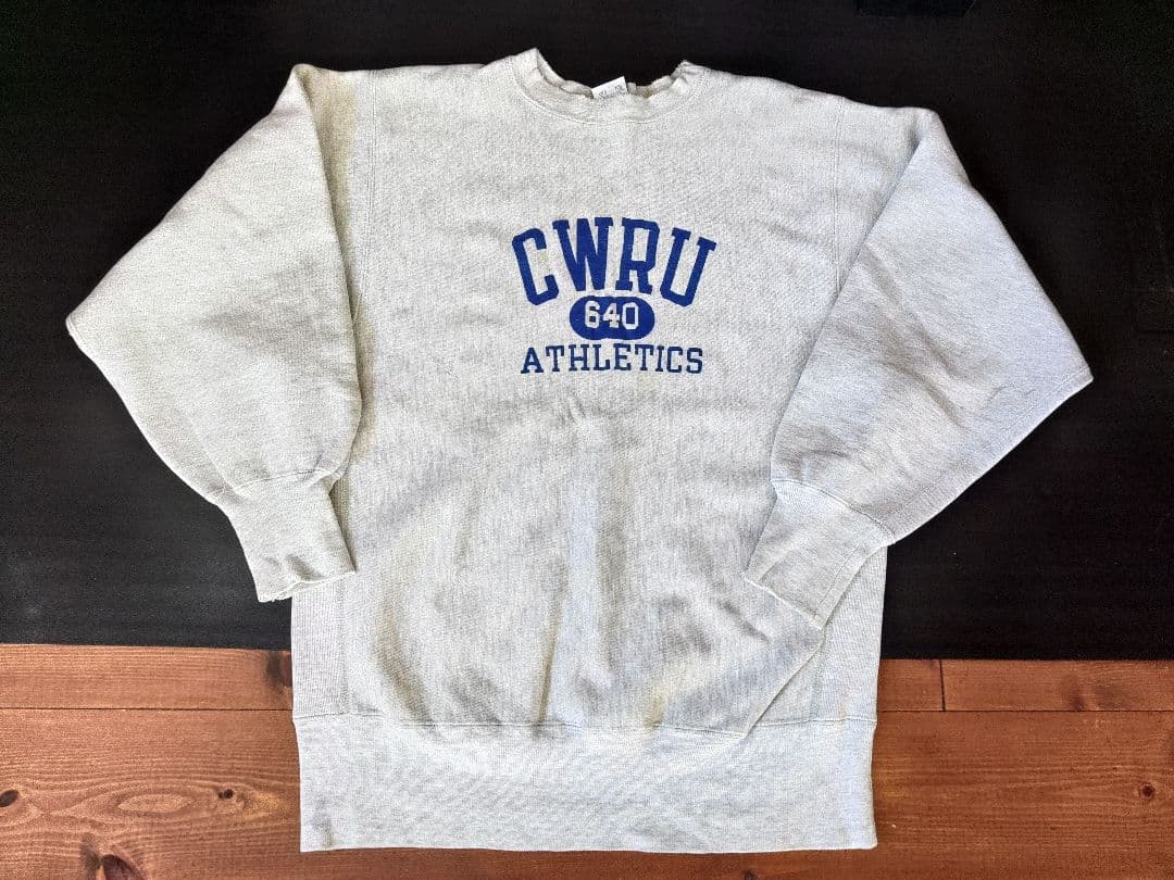 3段プリント USED Champion Reverse Weave Lサイズ