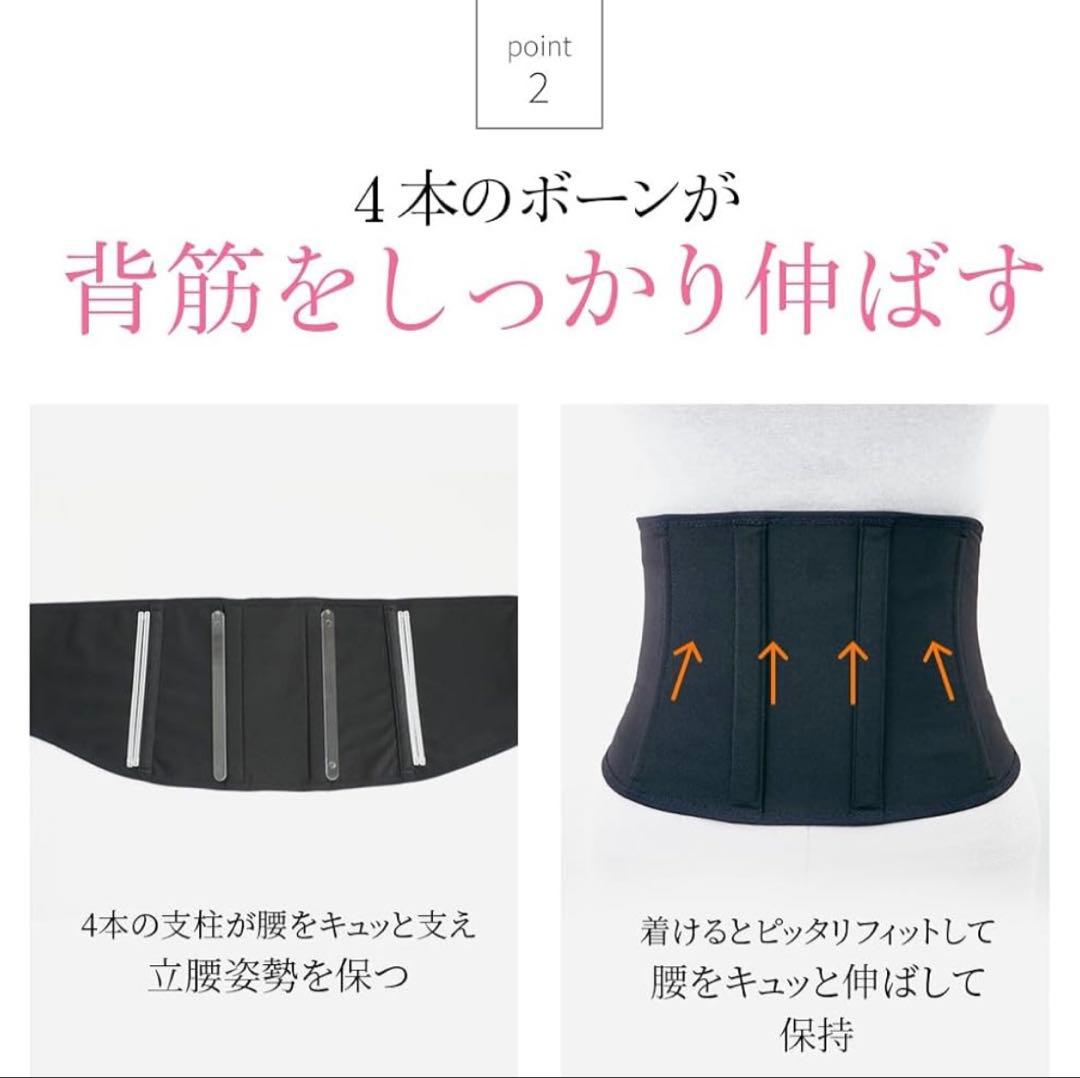 Mina　12744 着る岩盤浴”BSファイン　ウエストベルト 腰の冷え