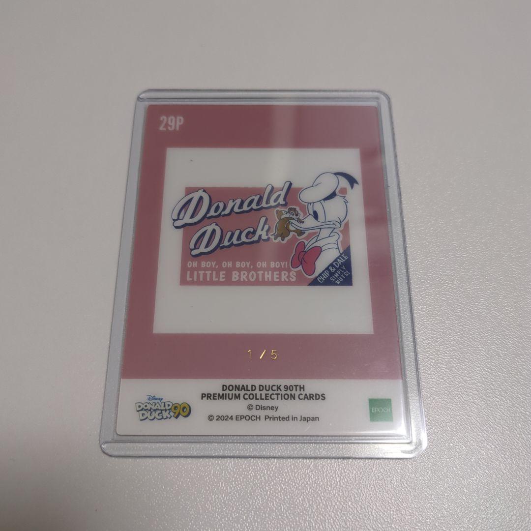 ドナルドダック90周年プレミアムコレクションカード29Pホロスペクトラ世界5枚限