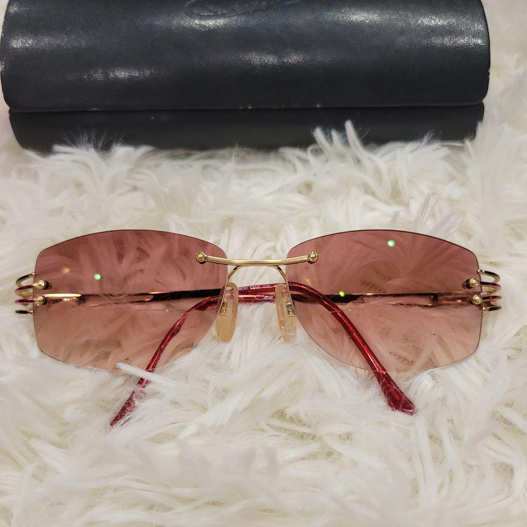 カザール　度入り　サングラス　メガネ　ピンク　可愛い　眼鏡　お洒落　クリア