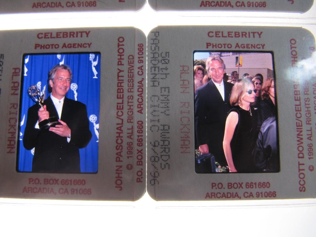 り*り様 アラン・リックマン 35㎜スライド20枚ゴールデングローブ賞、エミー賞