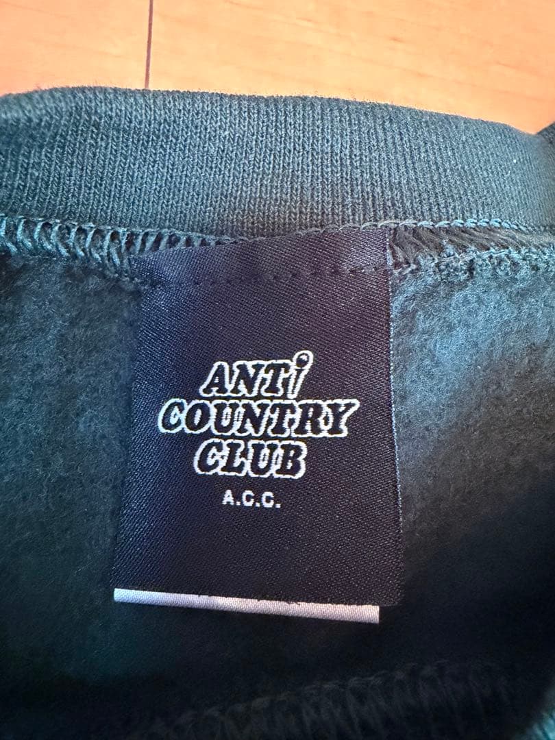 anti country club × malbon golf スウェット