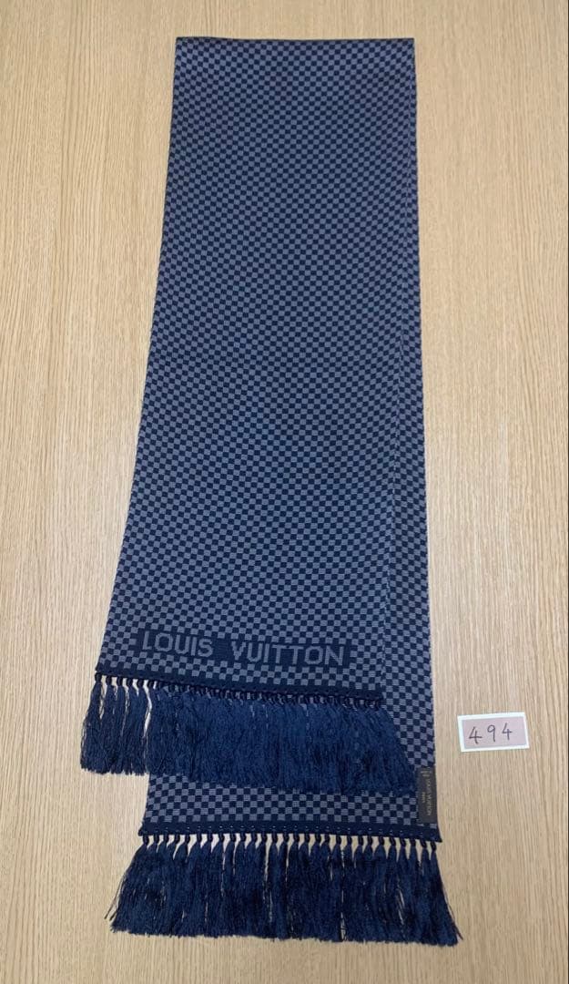 正規品　LOUIS VUITTON　ルイヴィトン　ストール　ダミエ　マフラー