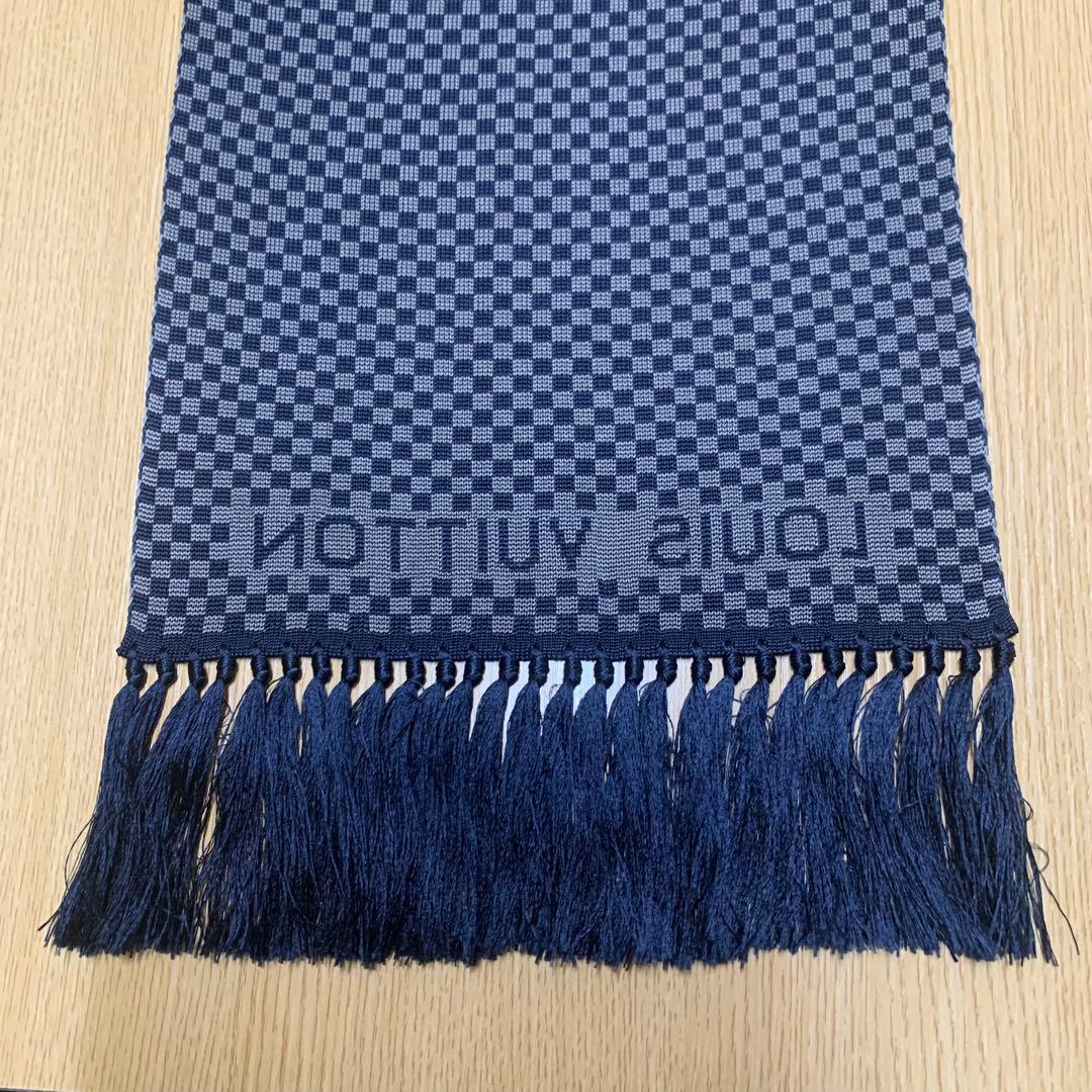 正規品　LOUIS VUITTON　ルイヴィトン　ストール　ダミエ　マフラー